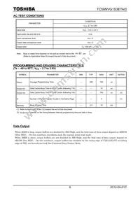 TC58NVG1S3ETAI0 Datasheet Page 6