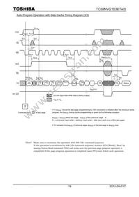 TC58NVG1S3ETAI0 Datasheet Page 19