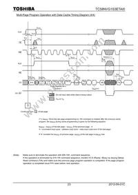 TC58NVG1S3ETAI0 Datasheet Page 23