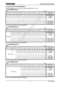 TC62D722FG Datasheet Page 7