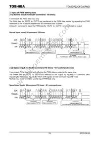 TC62D722FG Datasheet Page 19