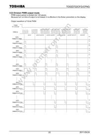 TC62D722FG Datasheet Page 22