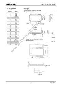 TC62D776CFG Datasheet Page 3