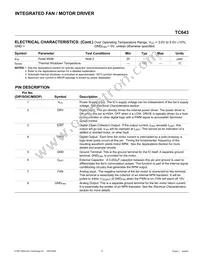 TC643VUA Datasheet Page 3