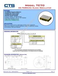 TC70L6A32K7680 Datasheet Cover