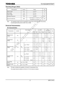 TC74AC04FN(F Datasheet Page 3