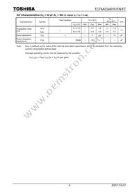 TC74AC04FN(F Datasheet Page 4