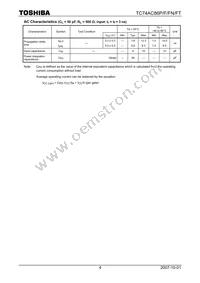 TC74AC86FN(F Datasheet Page 4