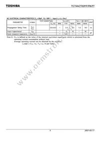 TC74ACT02P Datasheet Page 3