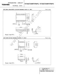 TC74ACT244PF Datasheet Page 5