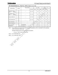 TC74ACT541PF Datasheet Page 5