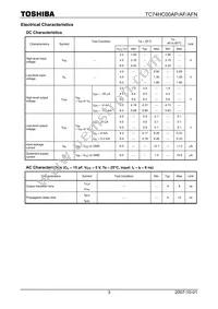 TC74HC00APF Datasheet Page 3