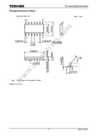 TC74HC00APF Datasheet Page 7