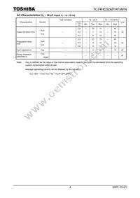 TC74HC02APF Datasheet Page 4