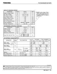 TC74HC03AP Datasheet Page 2