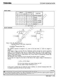 TC74HC123APNEWF Datasheet Page 2