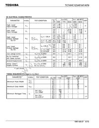 TC74HC123APNEWF Datasheet Page 6