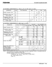 TC74HC123APNEWF Datasheet Page 7