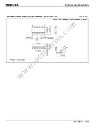 TC74HC123APNEWF Datasheet Page 10