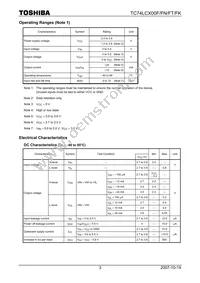 TC74LCX00FN(F Datasheet Page 3