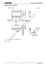 TC74LCX00FN(F Datasheet Page 7