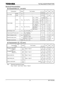 TC74LCX257FT(EL) Datasheet Page 4