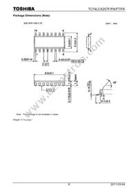 TC74LCX257FT(EL) Datasheet Page 8