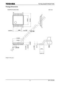 TC74LCX257FT(EL) Datasheet Page 9