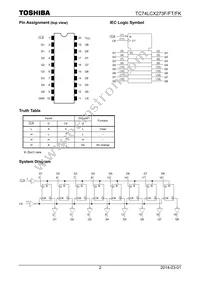 TC74LCX273FT-ELK(M Datasheet Page 2