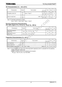TC74LCX32FT(EL) Datasheet Page 4