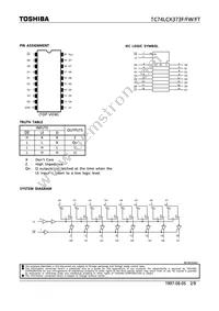 TC74LCX373FTELM Datasheet Page 2