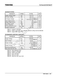 TC74LCX373FTELM Datasheet Page 3