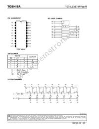 TC74LCX374FTELM Datasheet Page 2