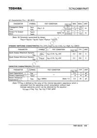 TC74LCX86FTEL Datasheet Page 4