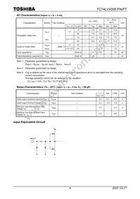 TC74LVX00FTEL Datasheet Page 4