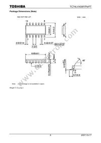 TC74LVX00FTEL Datasheet Page 6