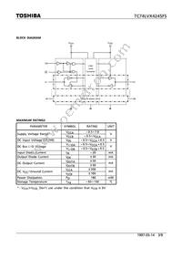 TC74LVX4245FS(EL Datasheet Page 3