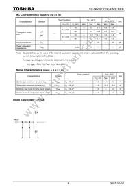 TC74VHC00FTELM Datasheet Page 4