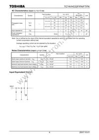 TC74VHC02FTELM Datasheet Page 4