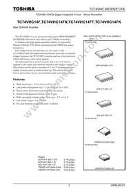 TC74VHC14FT(EK2 Datasheet Cover