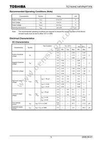 TC74VHC14FT(EK2 Datasheet Page 3