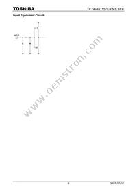 TC74VHC157FTEL Datasheet Page 6