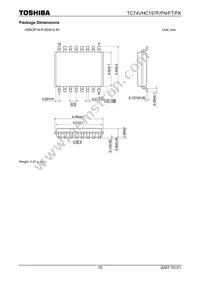 TC74VHC157FTEL Datasheet Page 10