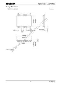 TC74VHC163FT(ELK Datasheet Page 13