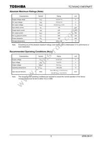 TC74VHC174FTELM Datasheet Page 3