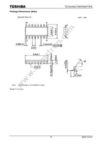 TC74VHC175FTEL Datasheet Page 8