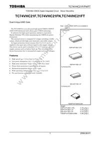 TC74VHC21FTELM Datasheet Cover