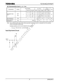 TC74VHC21FTELM Datasheet Page 4