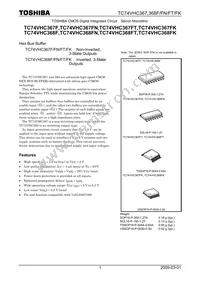 TC74VHC367FTEL Datasheet Cover