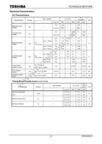 TC74VHC373FT(EL Datasheet Page 4